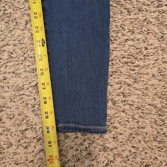 GAP Mid Rise Size 26R Straight Leg Jeans Dark Wash With Flex Waist - Picture 14 of 16